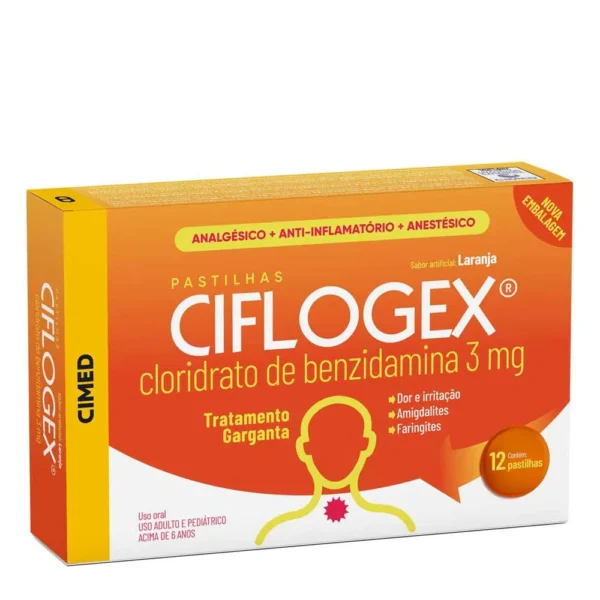CIFLOGEX PAST LARANJA 12UN