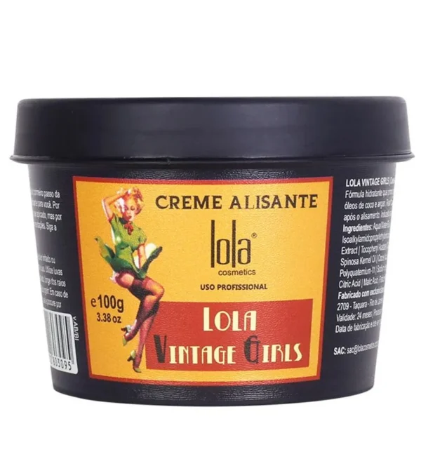 Creme Para Cabelo Lola Vintage Girls Alisante 100g